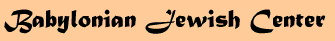 Babylon Jewsih Center Header
